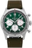 Breitling Aviator Automatic Green Dial Watch AB01192A1L1X1 (Pre-Owned)
