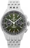 Breitling Premier Automatic Green Dial Watch AB0118A11L1A1 (Pre-Owned)