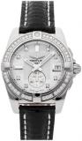 Breitling Galactic Automatic Mother of Pearl, White Dial Watch A3733053/A717 (Pre-Owned)