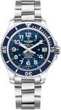 Breitling Superocean II 36 Blue Dial Stainless Steel Watch A17312D1/C938-179A