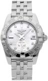Breitling Galactic Automatic Mother of Pearl, White Dial Watch A3733012/A717 (Pr...