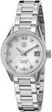 TAG Heuer Women's 'Carrera' Swiss Automatic Stainless Steel Dress Watch, Color:Silver-Toned (Model: WAR2415.BA0776)