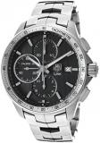 Tag Heuer Men's Automatic Chronograph Black Textured Dial stainless Steel