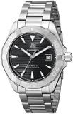 TAG Heuer Men's WAY2110.BA0910 300 Aquaracer Analog Display Swiss Automatic Silver Watch