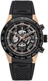 Mens Rose Gold Tag heuer Carrera Calibre Heuer 01 Automatic Chronograph 45 MM CAR2A5A.FT6044