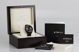 Tag Heuer Grand Carrera Black Dial Leather Automatic Chronograph Mens Watch CAV518K.FC6268