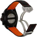 Tag Heuer Grand Carrera Black Dial Leather Automatic Chronograph Mens Watch CAV518K.FC6268