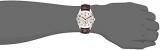 TAG Heuer Men's 'Carrera' Silver Dial Brown Leather Strap Watch WAS2112.FC6181