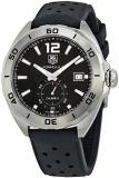 Tag Heuer Formula 1 Calibre 6 Automatic Black Dial Black Rubber Mens Watch WAZ2110FT8023