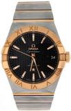 Omega Pre-Loved Constellation Co-Axial Chronometer Automatic Watch Stainless Steel with Rose Gold 38, Metallic