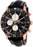 Breitling Chronoliner Black Dial Automatic Mens Chronograph Leather Watch R2431212/BE83-761P