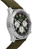 Breitling Aviator Mechanical(Automatic) Green Dial Watch AB01192A1L1X2