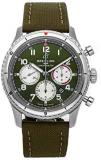 Breitling Aviator Mechanical(Automatic) Green Dial Watch AB01192A1L1X2