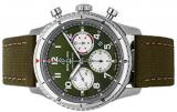 Breitling Aviator Mechanical(Automatic) Green Dial Watch AB01192A1L1X2